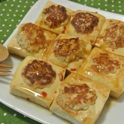 豆腐泡菜堡的做法[图]
