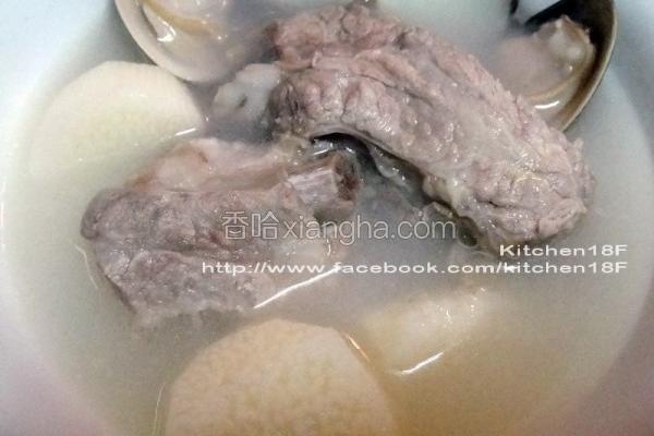 蛤蜊山药排骨汤