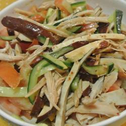 凉拌麻辣鸡丝的做法[图]