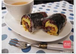 海苔紫米饭团的做法图解7