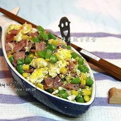 豆拌火腿玉米蛋的做法[图]