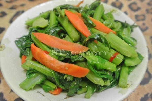 清炒芥蓝