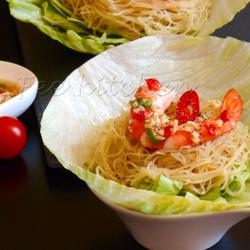 椒麻生菜米粉虾松的做法[图]