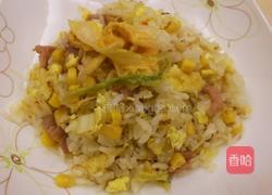 黄金泡菜炒饭的做法图解5