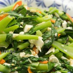 厨房青江菜炒咸蛋的做法[图]