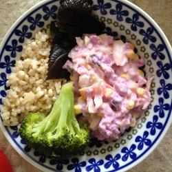 山药紫苏沙拉饭的做法[图]