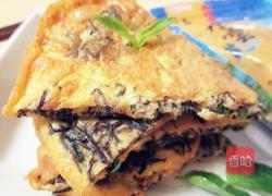 塔香麻油水云煎蛋的做法图解5