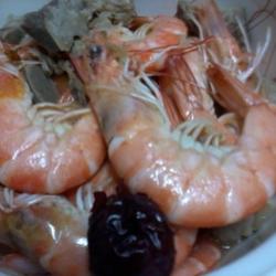 药膳鲜虾的做法[图]
