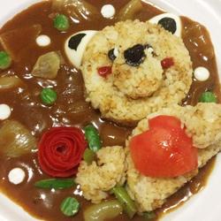 爱心熊烩饭的做法[图]