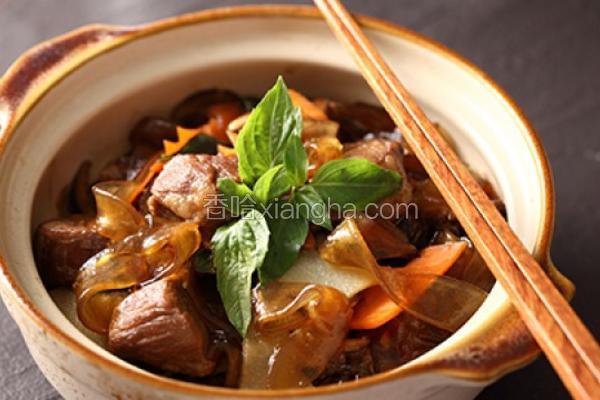 羊肉粉丝煲