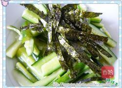 海苔凉拌小黄瓜的做法图解1