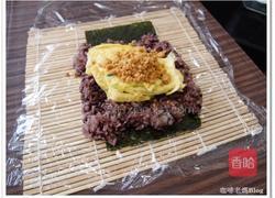 海苔紫米饭团的做法图解5