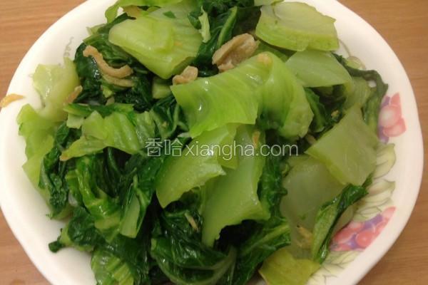 芥菜炒虾皮