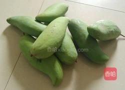 蚝油芒果的做法图解1