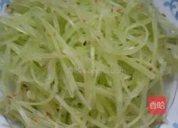 芝麻笋丝。的做法图解7