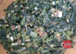 雪里蕻馅生煎包。的做法图解2