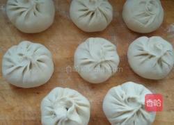 雪里蕻馅生煎包。的做法图解8