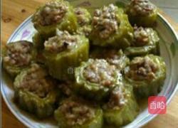 客家酿苦瓜的做法图解5