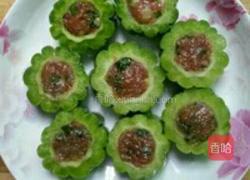 客家酿苦瓜的做法图解3