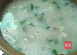 花菇小白菜猪骨粥的做法图解4