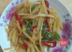 辣椒炒土豆丝的做法图解3