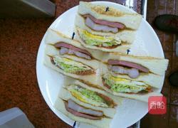 公司三文治的做法图解1