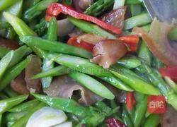 芦笋炒腊肉的做法图解8