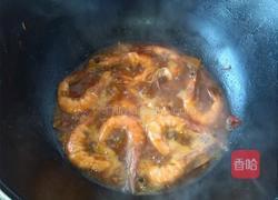 豆瓣酱焖大虾的做法图解5