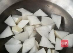 大白萝卜氽丸子。的做法图解5