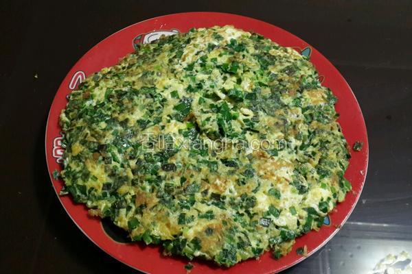 韭菜煎鸡蛋