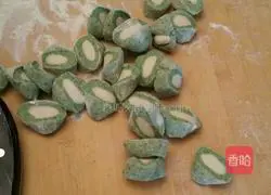 Illustration of how to make shepherd's purse dumplings 5