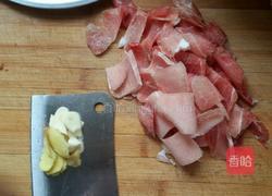 辣椒叶炒肉片的做法图解2