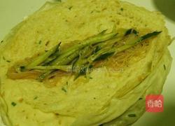 香葱鸡蛋煎饼卷凉拌菜的做法图解8