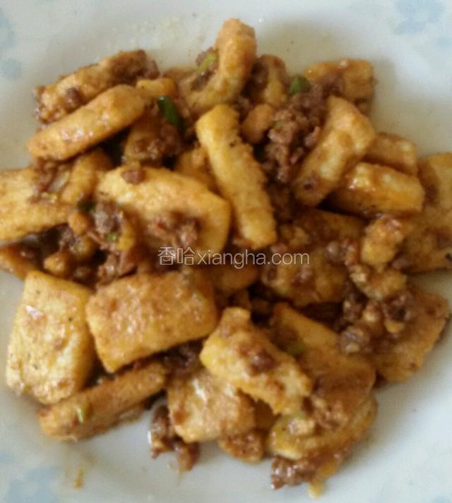 肉末家常豆腐