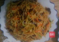 焦香酸辣土豆丝的做法图解7