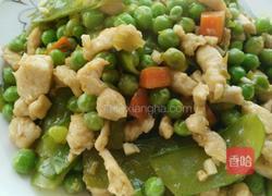 鸡丁炒豌豆的做法图解5