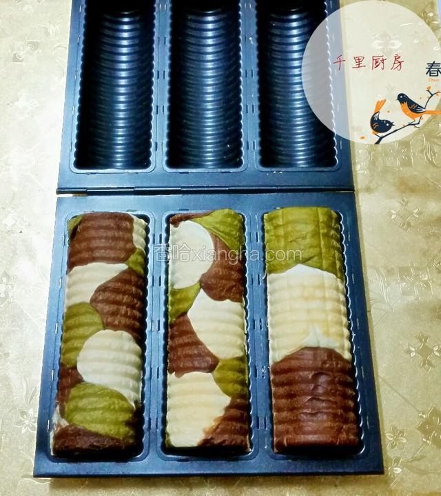 出爐後脫模