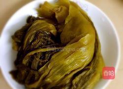 鲜笋咸菜炖猪蹄的做法图解1