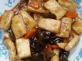 家常素豆腐。