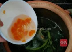 落葵咸蛋汤的做法图解4