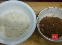 Sugar oil cake, salty oil cake.Illustration of how to make 1