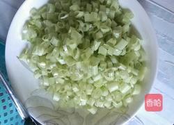 空心菜梗炒辣椒肉末的做法图解1