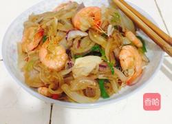 洋葱基围虾的做法图解3