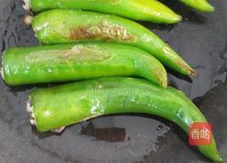 香菇肉酿尖椒的做法图解5