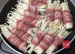 沙茶肥牛卷金针菇的做法图解5