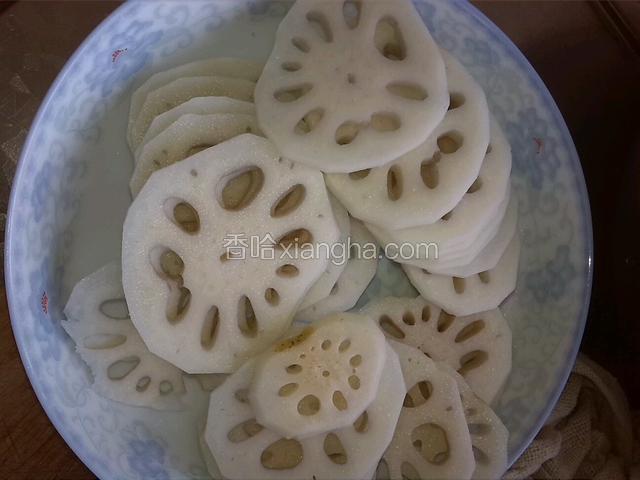 莲藕切片