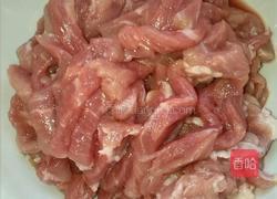 青椒桂花肉的做法图解1