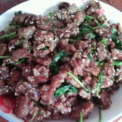 电饼铛自制孜然羊肉的做法[图]