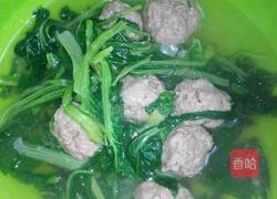 小白菜牛肉丸子汤的做法图解6