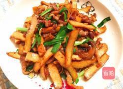 香干炒肉丝的做法图解7